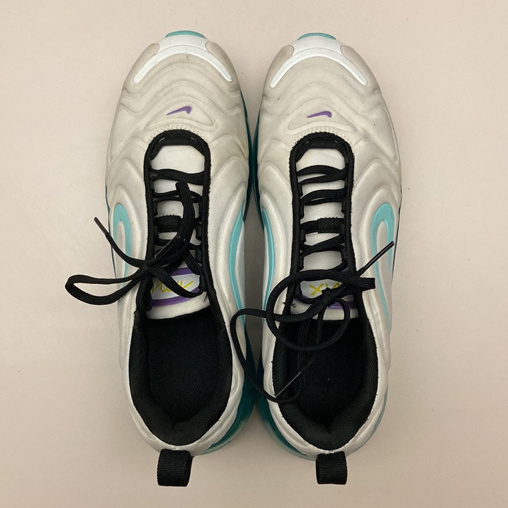 Nike Air Max 270 Shoes Womens Size 7Y AQ3196-101 White Aurora Teal - Picture 7 of 7